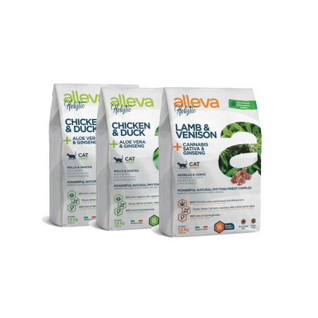 2 Ud.Alleva Holistic Adult Chicken & Fowl + 1 Ud Alleva Holistic Adult Lamb & Venison