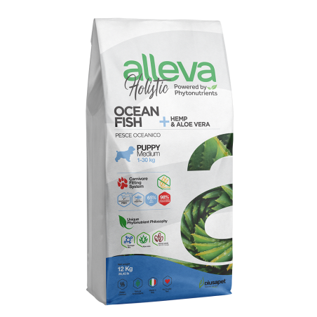 Alleva Holistic Puppy/Junior Fish Medium 12 Kg